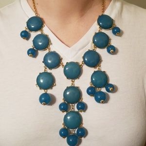 Turquoise/teal bubble necklace